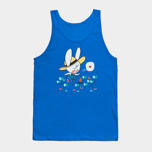 Garden Bunny Tank Top by monitosbonitos